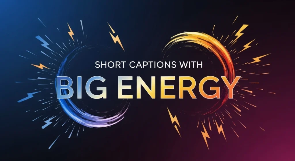 Short Captions with Big Energy