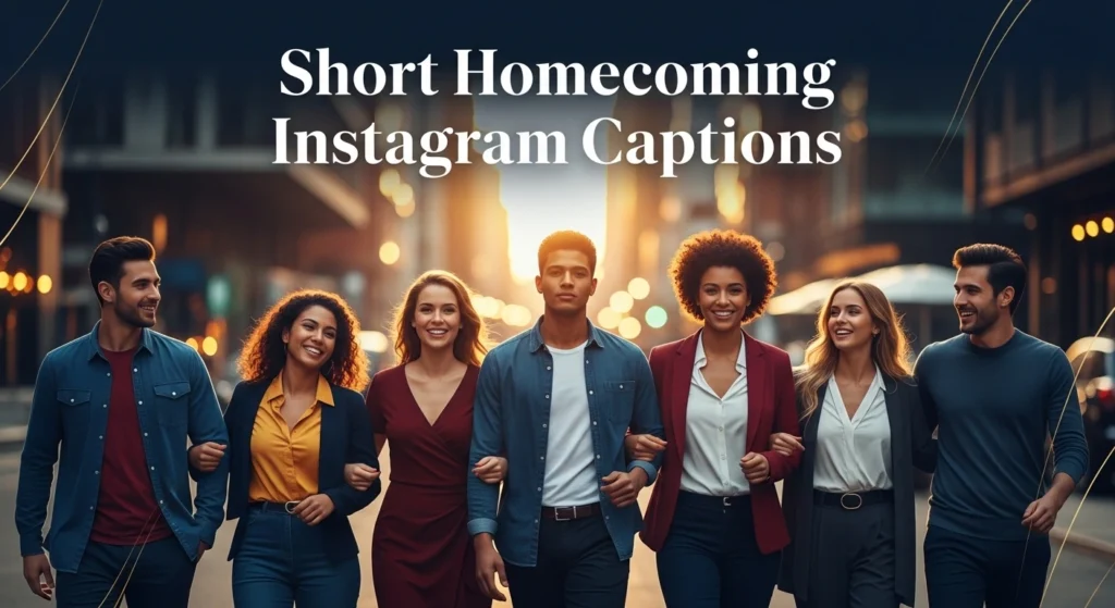 Short Homecoming Instagram Captions