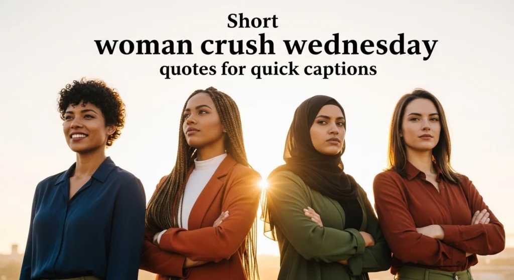 Short woman crush wednesday quotes for quick captions