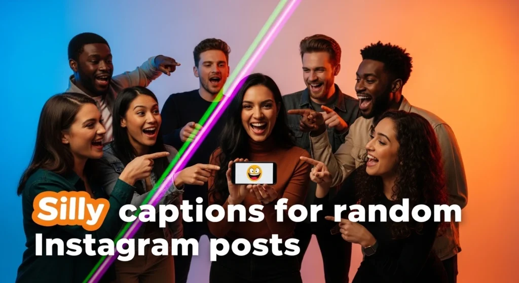 Silly captions for random Instagram posts
