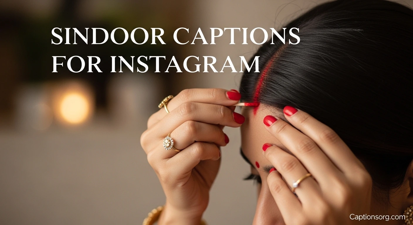 Sindoor Captions for instagram