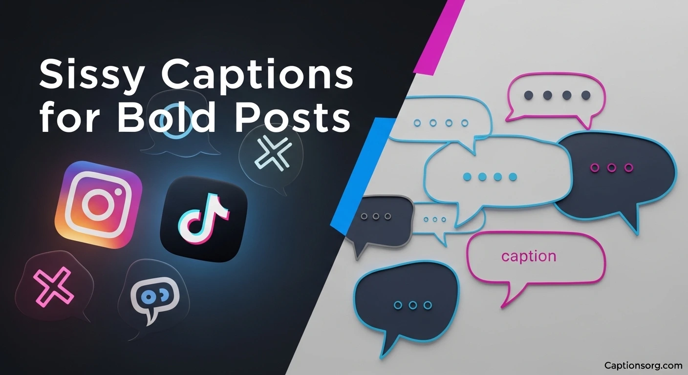 Sissy Captions for Bold Posts