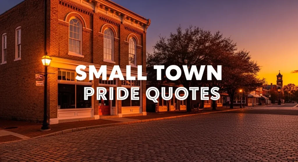 Small Town Pride Quotes