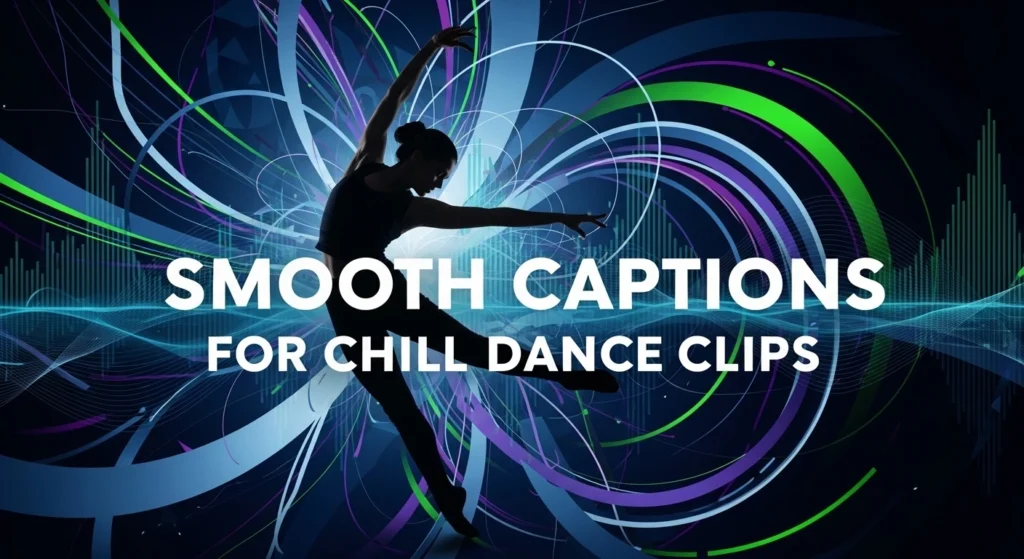 Smooth Captions for Chill Dance Clips