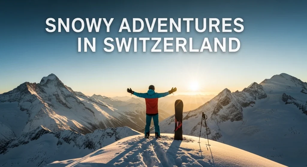 Snowy Adventures In Switzerland
