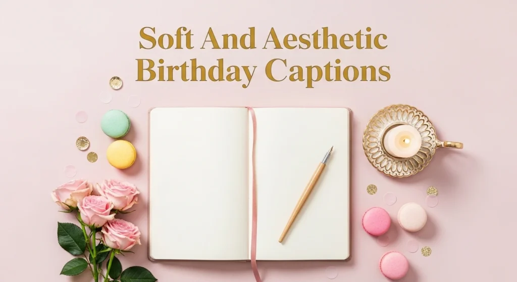Soft And Aesthetic Birthday Captions