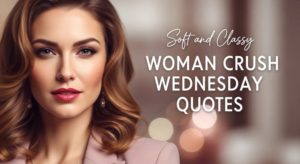 Soft and classy woman crush wednesday quotes