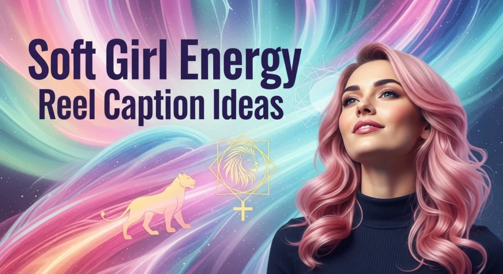 Soft girl energy reel caption ideas