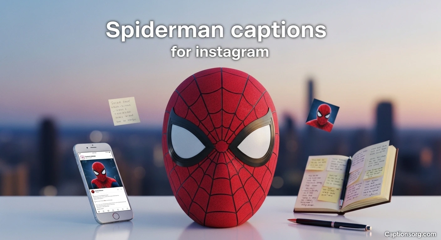 Spiderman captions for instagram