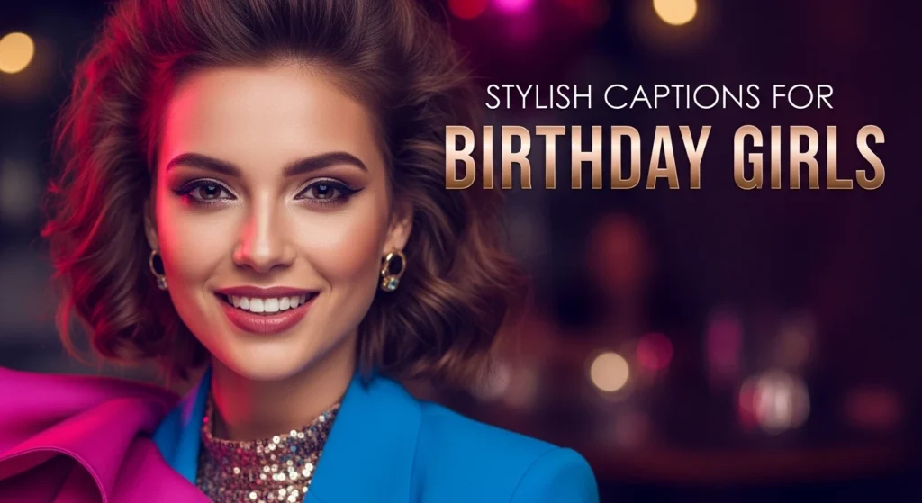 Stylish Captions For Birthday Girls