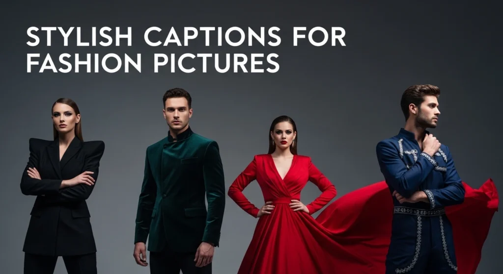 Stylish Captions For Fashion Pictures