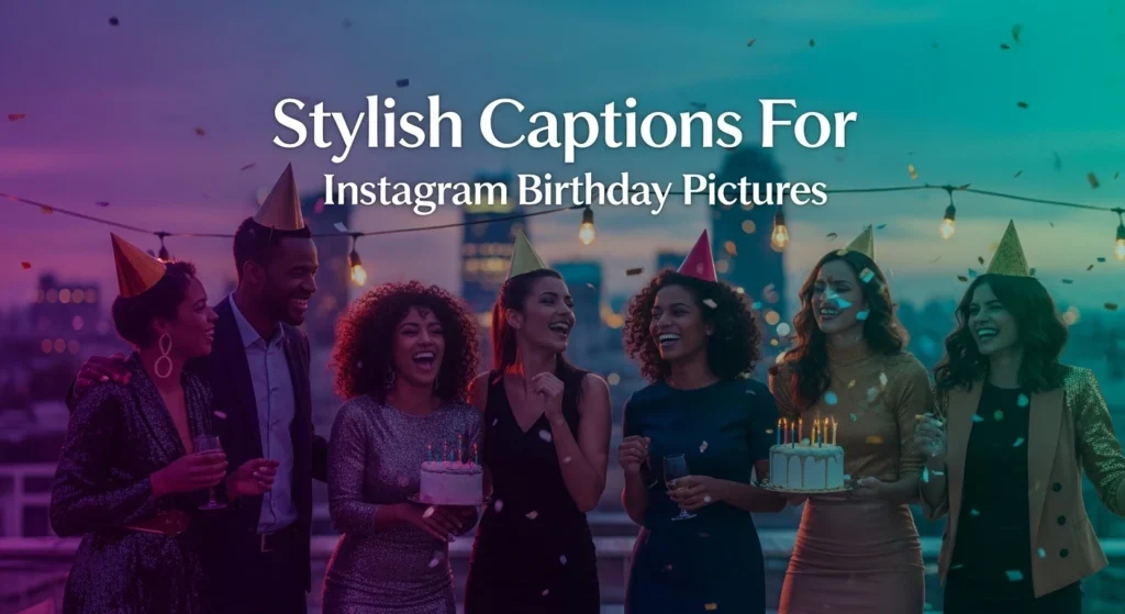 Stylish Captions For Instagram Birthday Pictures