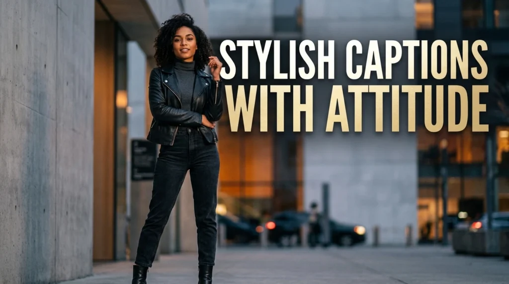 Stylish Captions With Attitude