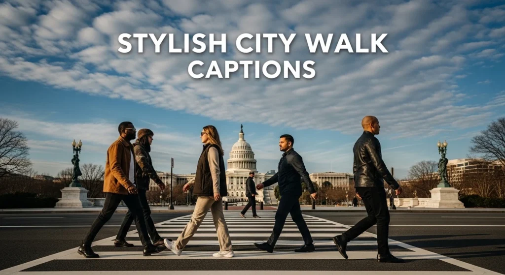 Stylish City Walk Captions