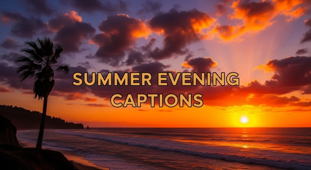 Summer Evening Captions