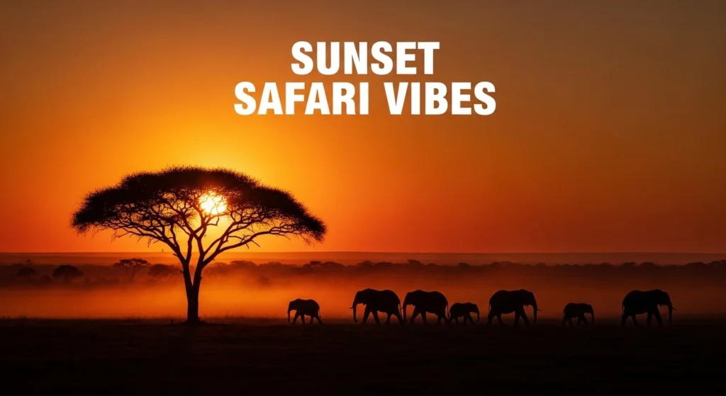 Sunset Safari Vibes