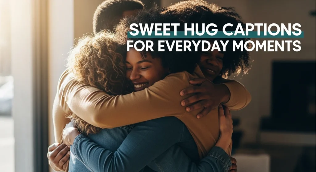 Sweet Hug Captions for Everyday Moments