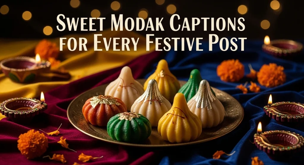 Sweet Modak Captions for Every Festive Post