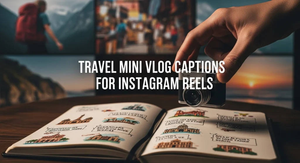 Travel mini vlog captions for Instagram reels