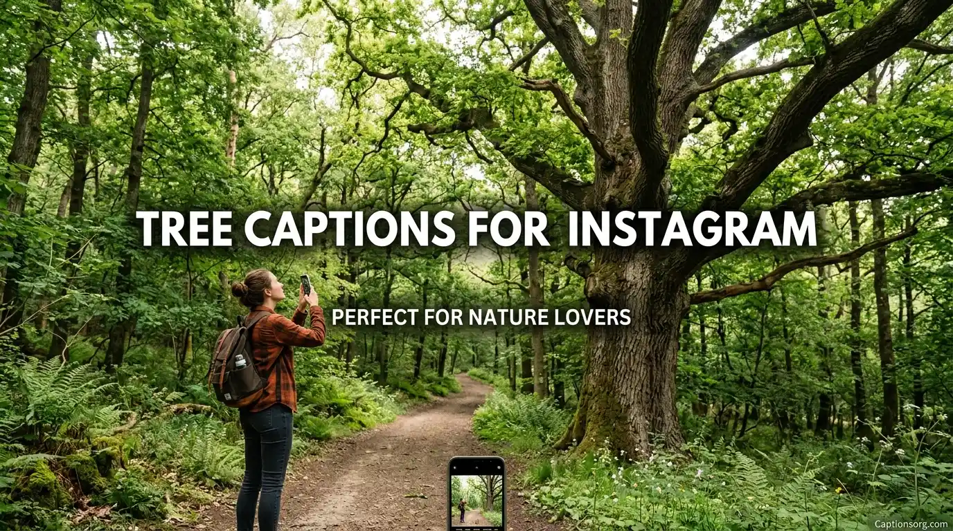 Tree Captions for instagram perfect for nature lovers