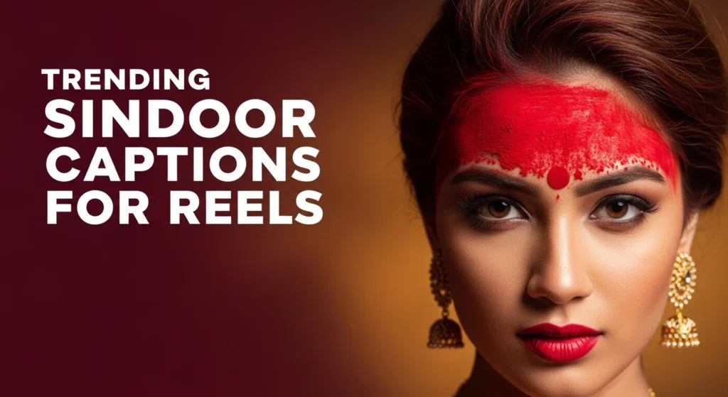 Trending Sindoor Captions for Reels