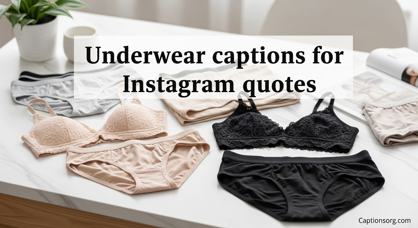 Underwear captions for instagram quotes