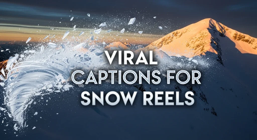 Viral Captions For Snow Reels