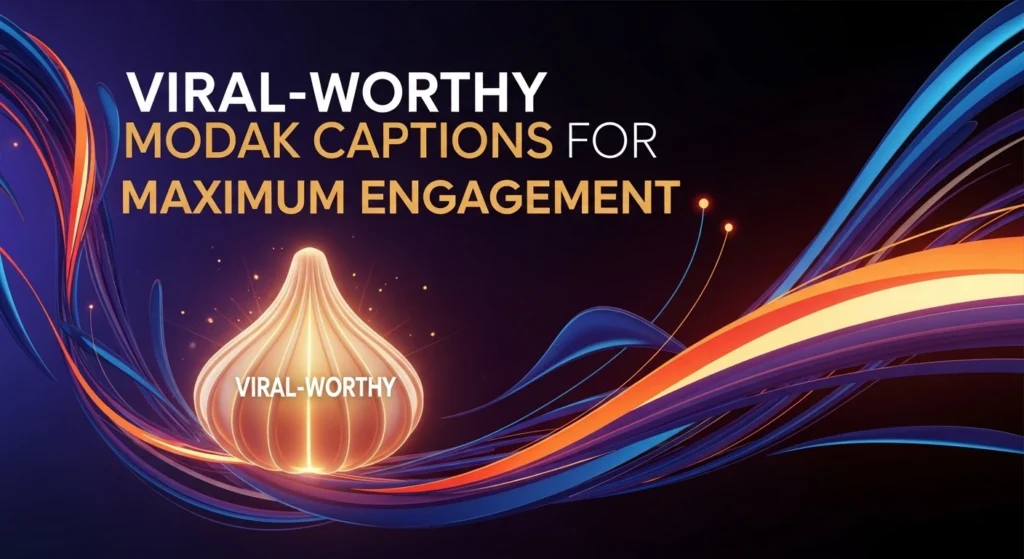 Viral-Worthy Modak Captions for Maximum Engagement