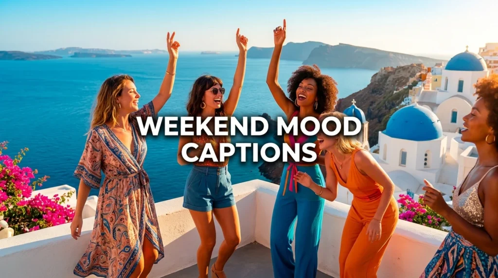 Weekend Mood Captions