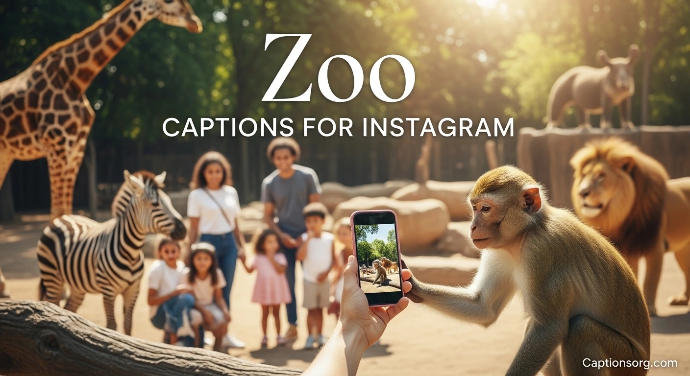 Zoo captions for instagram